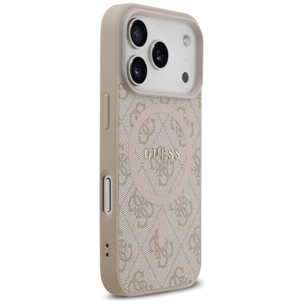 199759_4 Guess 4G Ring Classic Logo MagSafe Case for iPhone 17 Pro - Pinkeng