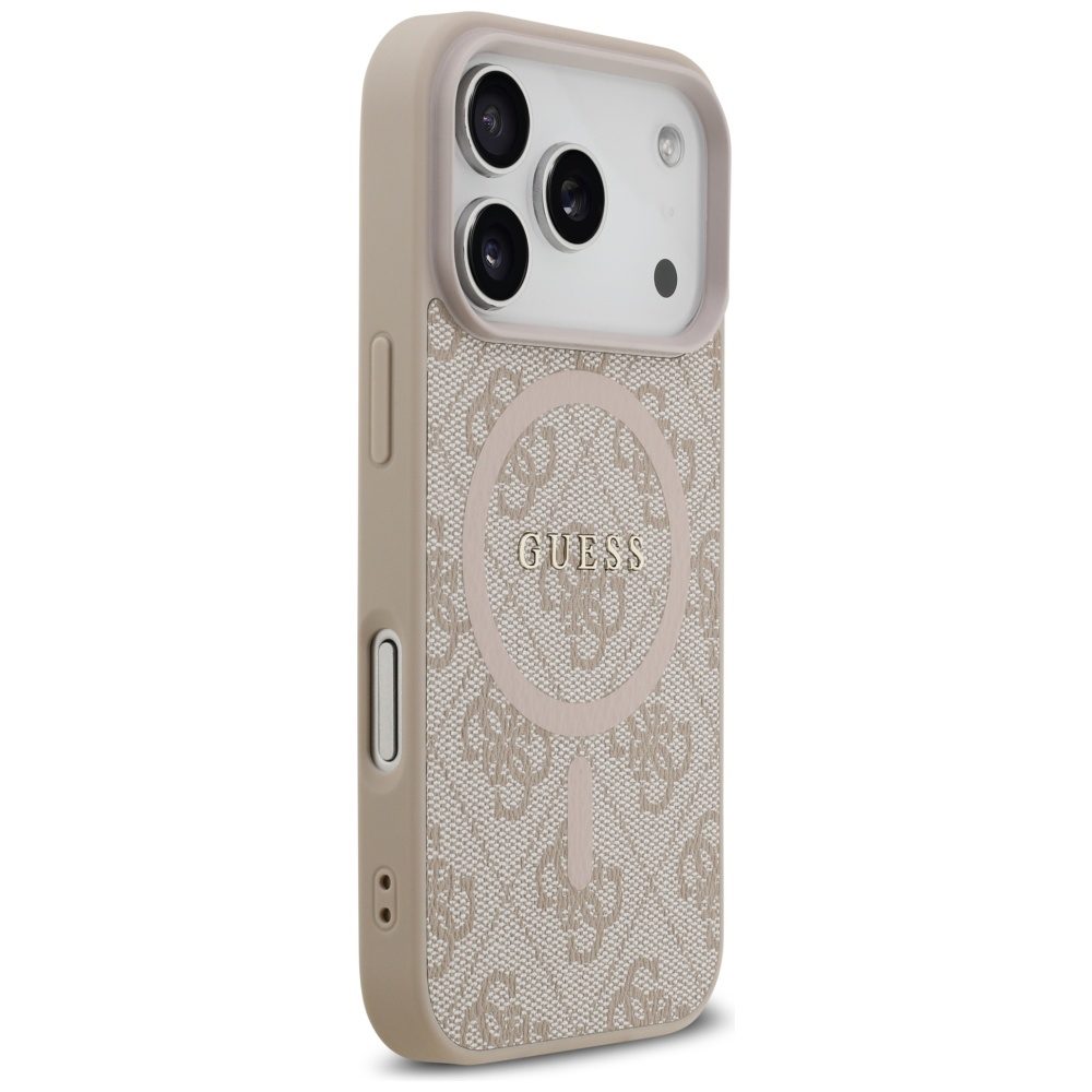 199759_4 Guess 4G Ring Classic Logo MagSafe Case for iPhone 17 Pro - Pinkeng