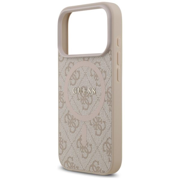 199759_6 Guess 4G Ring Classic Logo MagSafe Case for iPhone 17 Pro - Pinkeng