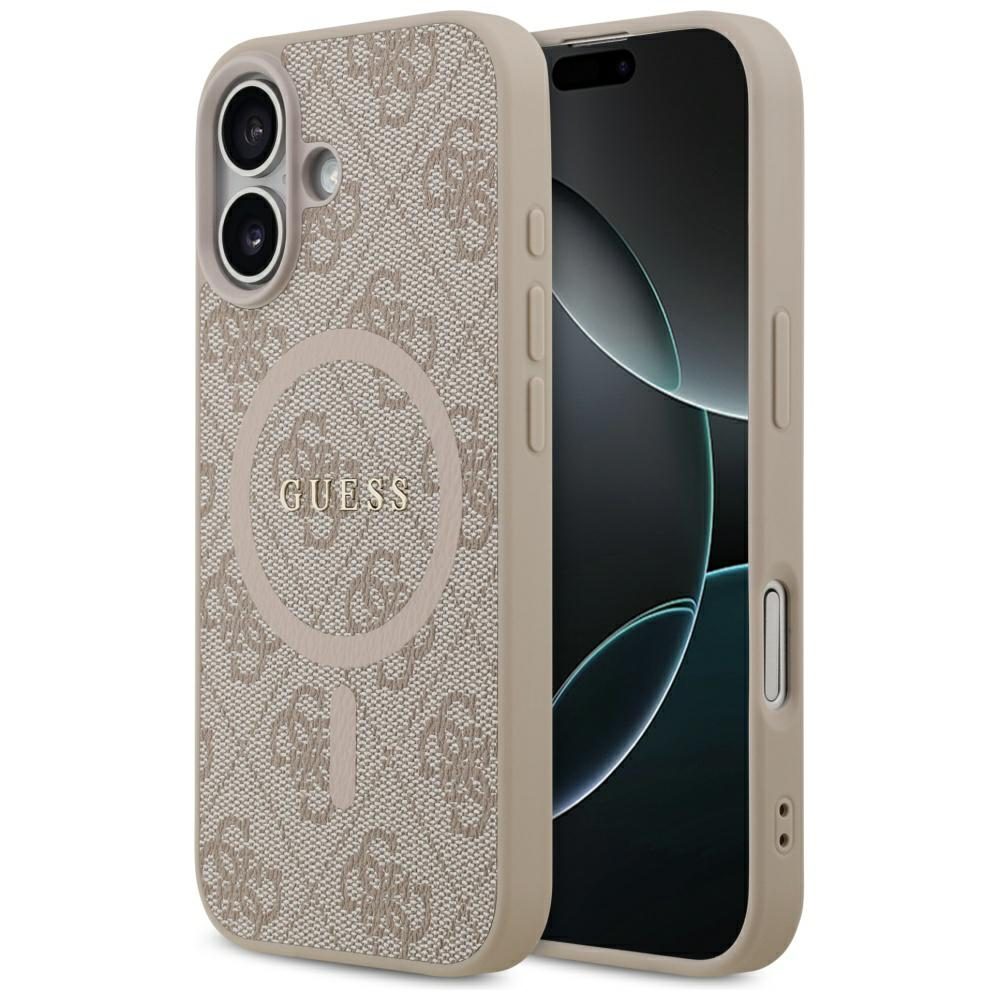 199760_1 Guess 4G Ring Classic Logo MagSafe Case for iPhone 17 - Pinkeng