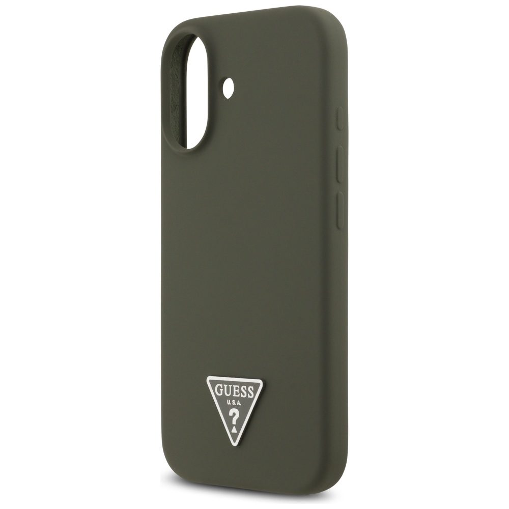 199773_6 Guess Silicone Triangle Logo MagSafe Case for iPhone 17 - Greeneng