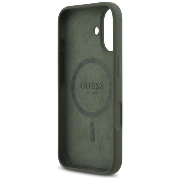 199773_7 Guess Silicone Triangle Logo MagSafe Case for iPhone 17 - Greeneng