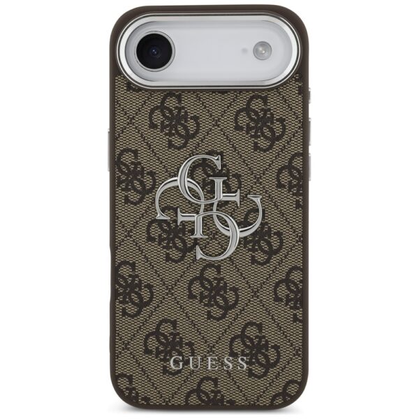 199881_3 Guess 4G Big 4G Classic Logo case for iPhone 17 Air - brown and silvereng