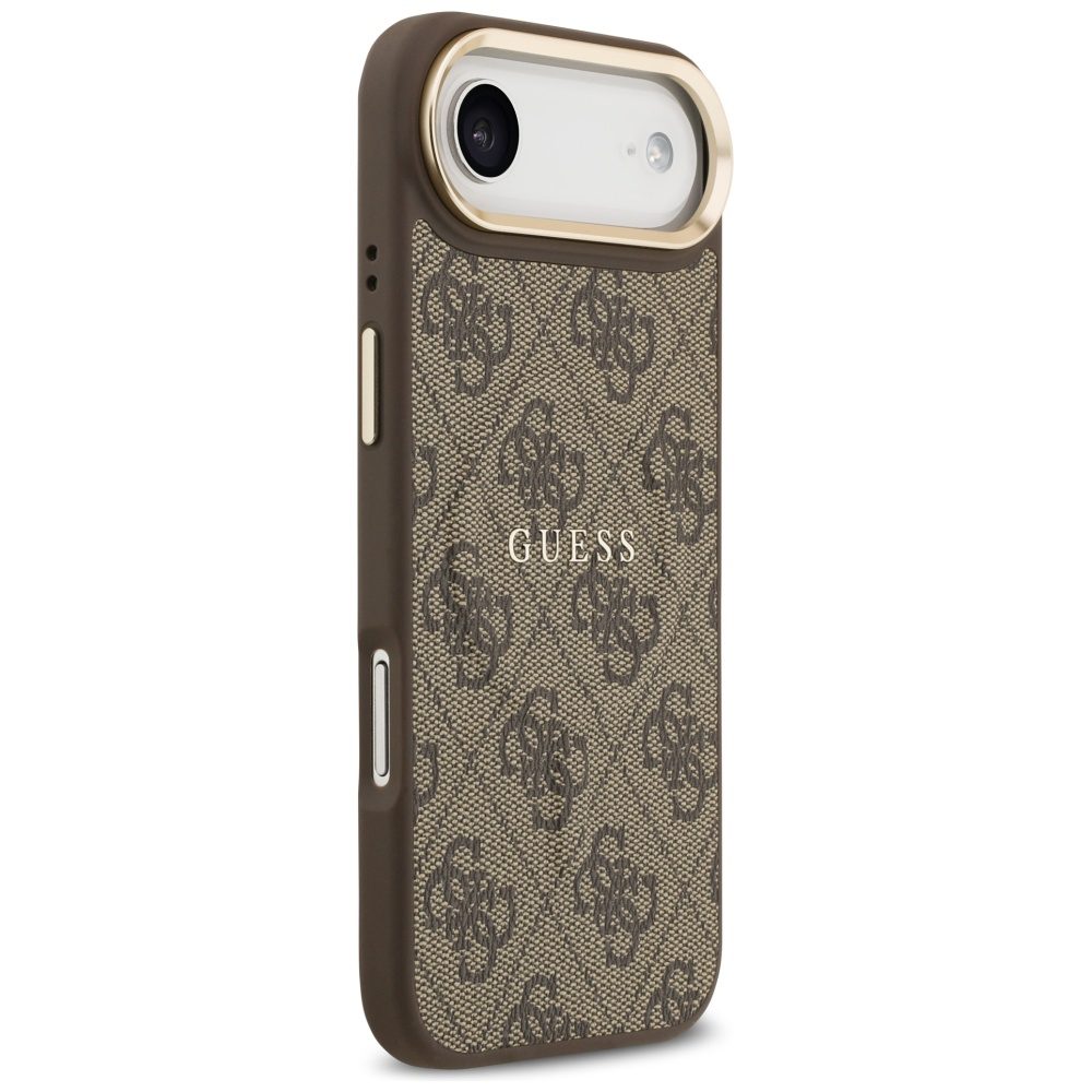 Guess 4G PU Classic Logo MagSafe Case for iPhone 17 Air - Browneng