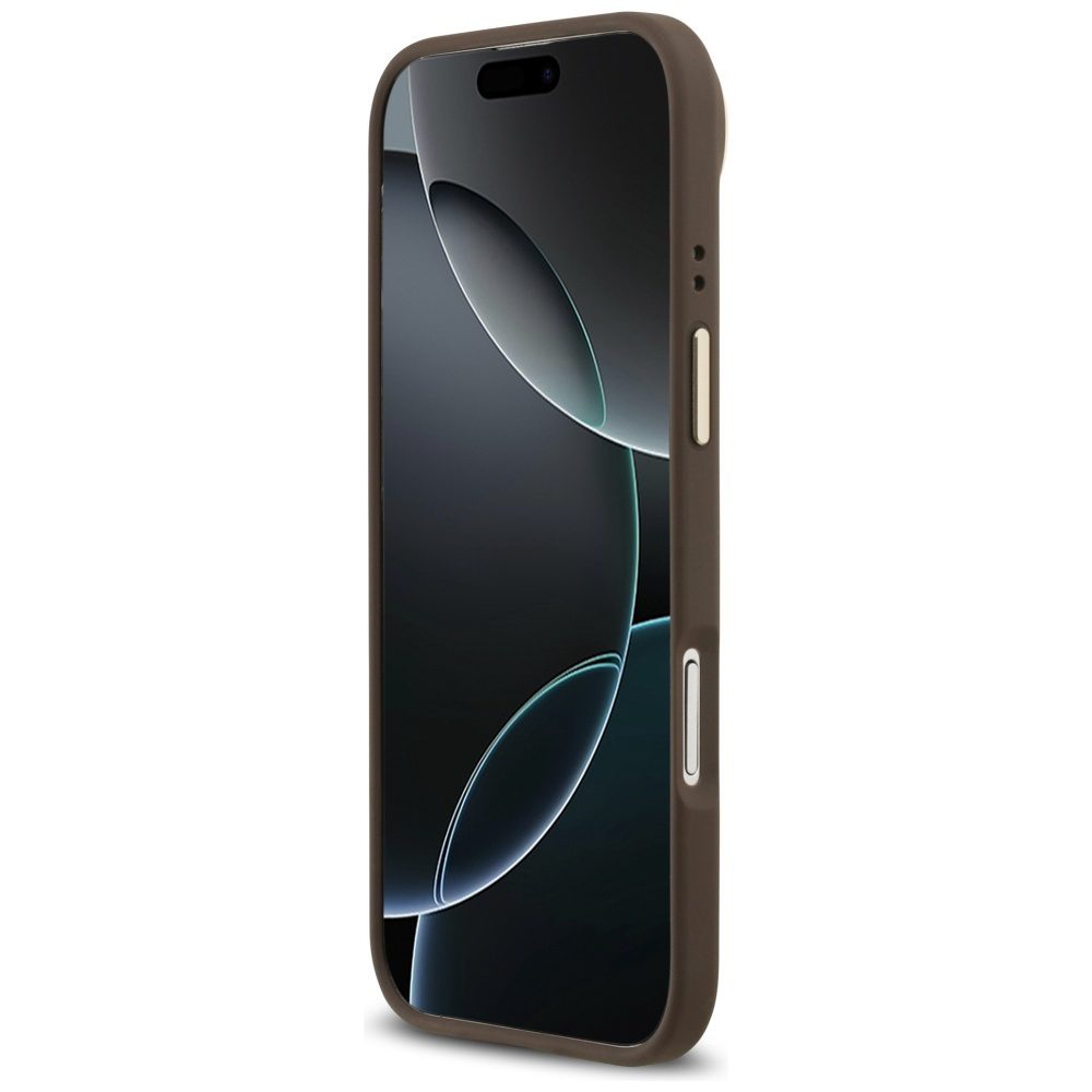 Guess 4G PU Classic Logo MagSafe Case for iPhone 17 Air - Browneng