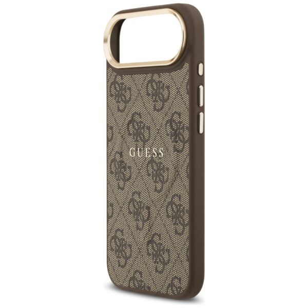 Guess 4G PU Classic Logo MagSafe Case for iPhone 17 Air - Browneng