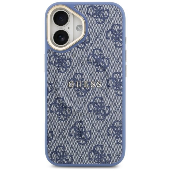 199911_3 Guess 4G PU Classic Logo MagSafe Case for iPhone 17 - Blueeng