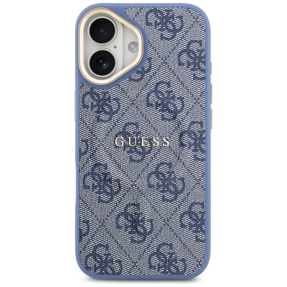 199911_3 Guess 4G PU Classic Logo MagSafe Case for iPhone 17 - Blueeng