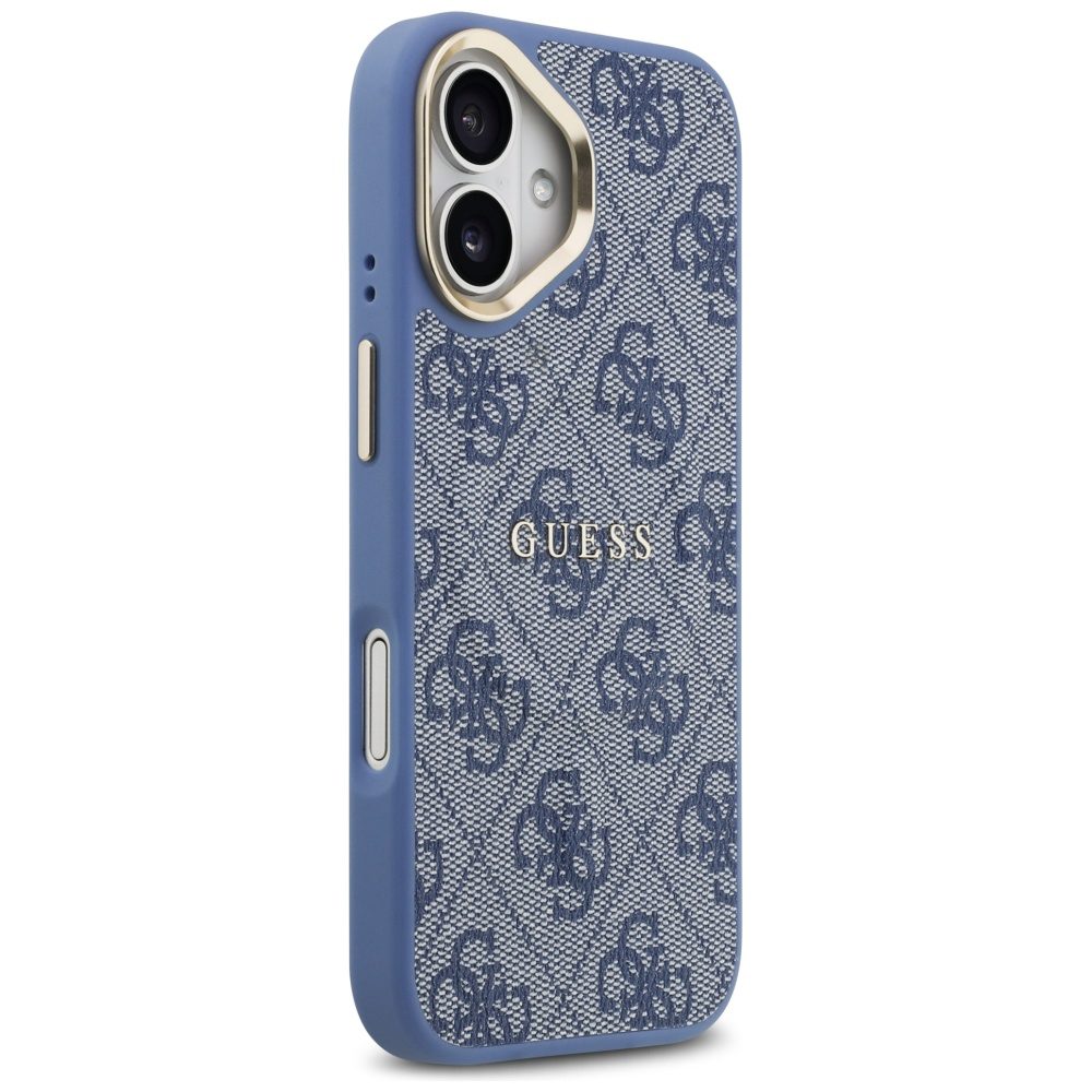 199911_4 Guess 4G PU Classic Logo MagSafe Case for iPhone 17 - Blueeng