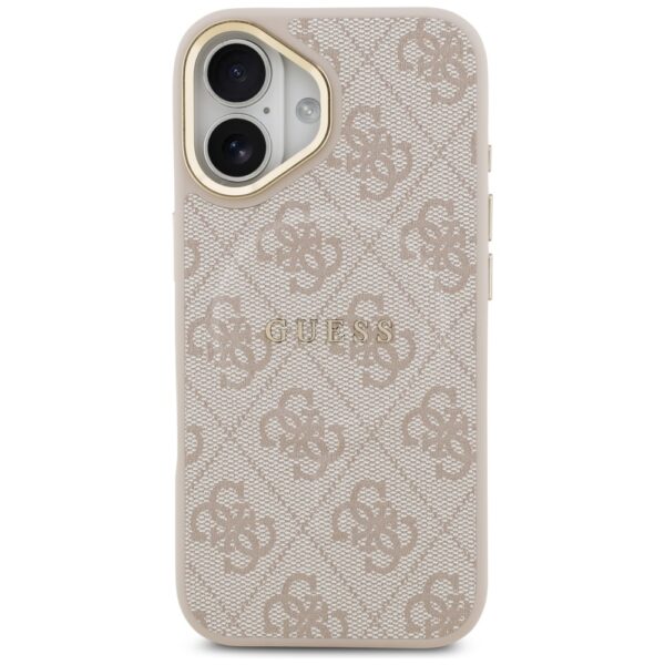 Guess 4G PU Classic Logo MagSafe Case for iPhone 17 - Pinkeng