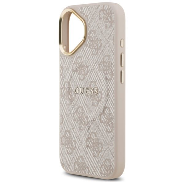 Guess 4G PU Classic Logo MagSafe Case for iPhone 17 - Pinkeng