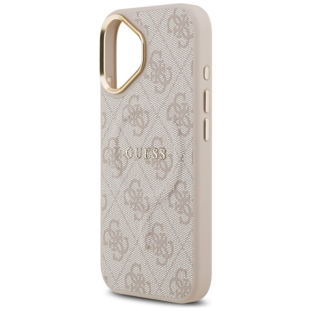 Guess 4G PU Classic Logo MagSafe Case for iPhone 17 - Pinkeng
