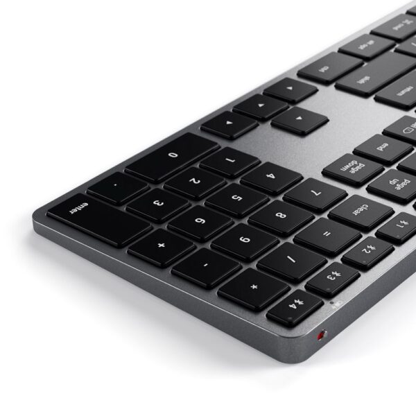 Wireless keyboard QWERTY Satechi Slim X3 ST-BTSX3M space gray