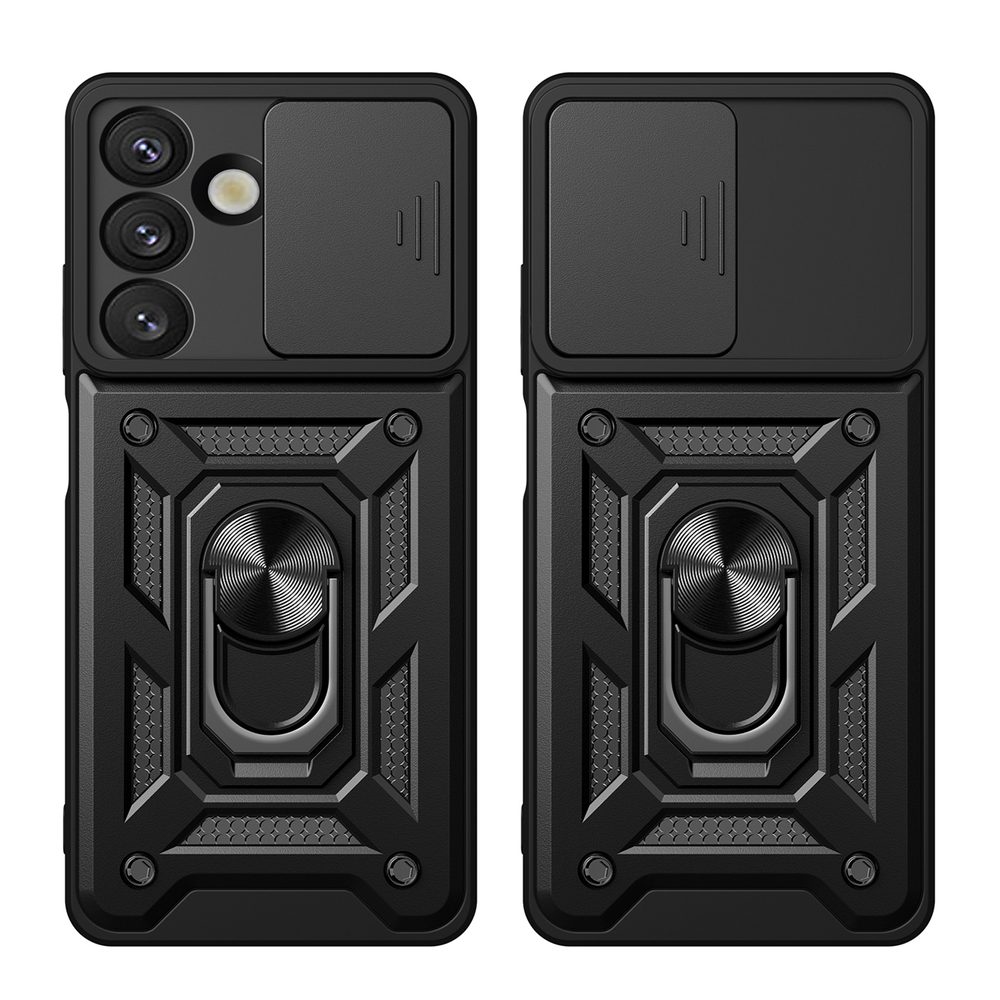 200148_5 Hybrid Armor Camshield Case for Sasung Galaxy S26 - Blackeng
