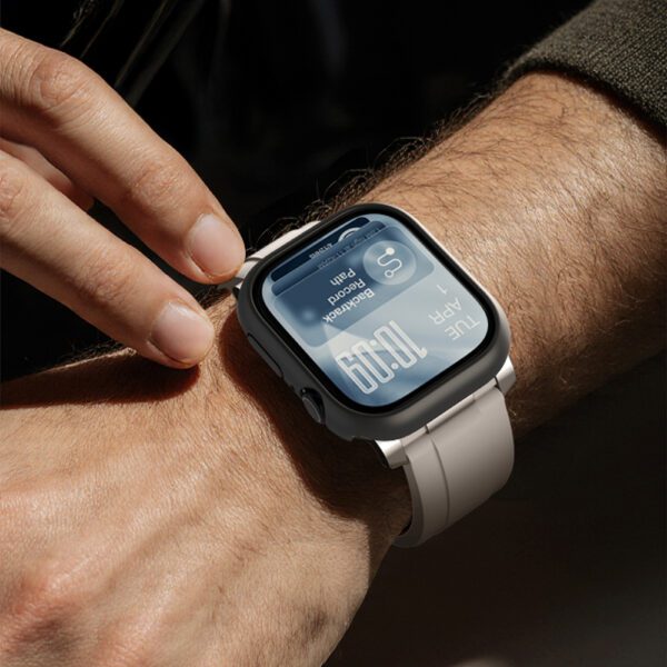 AmazingThing Minimal Protective Case for Apple Watch Series 11 46mm - Blackeng