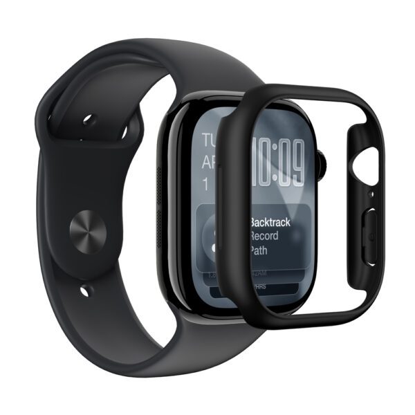 AmazingThing Minimal Protective Case for Apple Watch Series 11 42mm - Blackeng