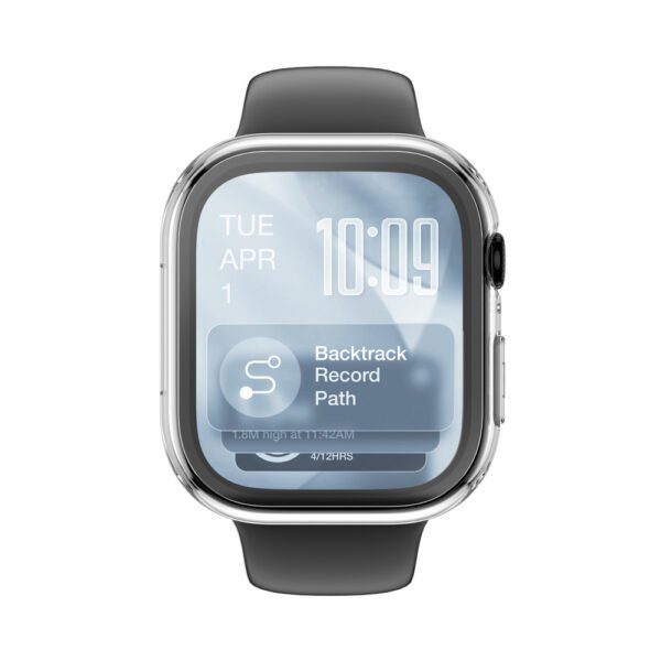 AmazingThing Radix Glass Screen Protector with Case for Apple Watch Series 11 42mm - Cleareng