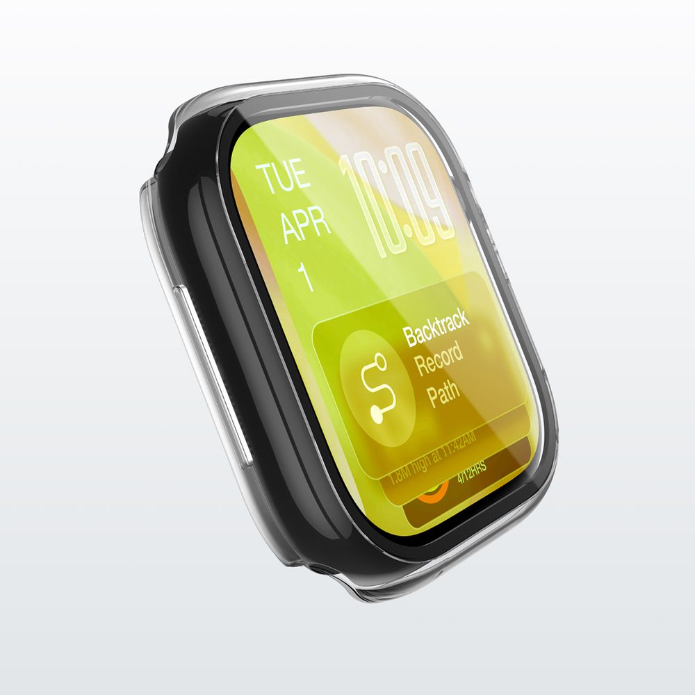 AmazingThing Radix Glass Screen Protector with Case for Apple Watch Series 11 42mm - Cleareng