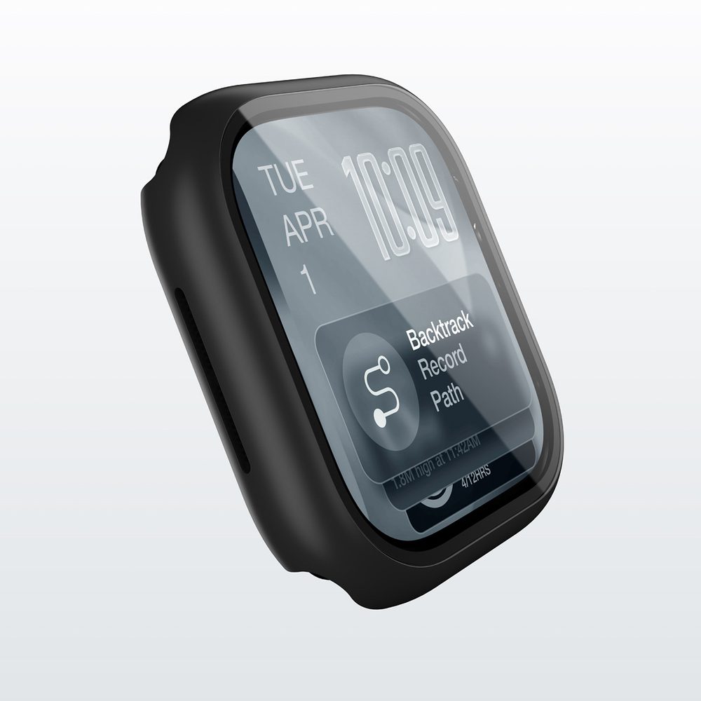 AmazingThing Radix Glass Screen Protector with Case for Apple Watch Series 11 42mm - Blackeng