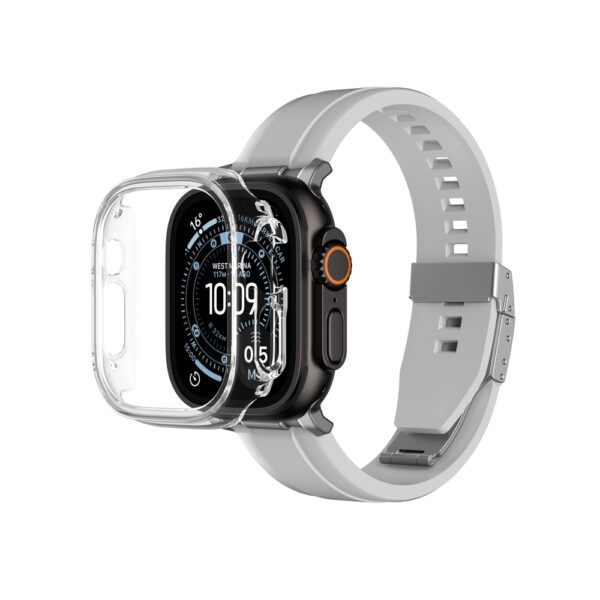 AmazingThing Minimal Protective Case for Apple Watch UItra 3 49mm - Transparenteng
