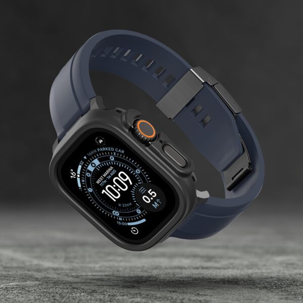 AmazingThing Minimal Protective Case for Apple Watch UItra 3 49mm - Blackeng