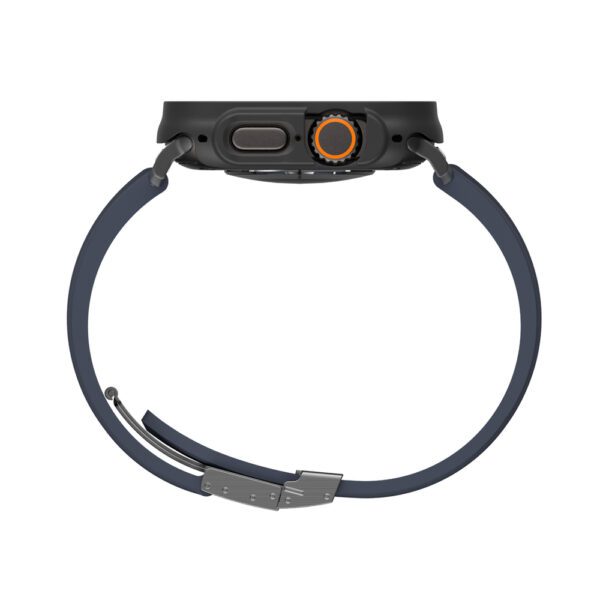 AmazingThing Radix Glass Screen Protector with Case for Apple Watch UItra 3 49mm - Blackeng