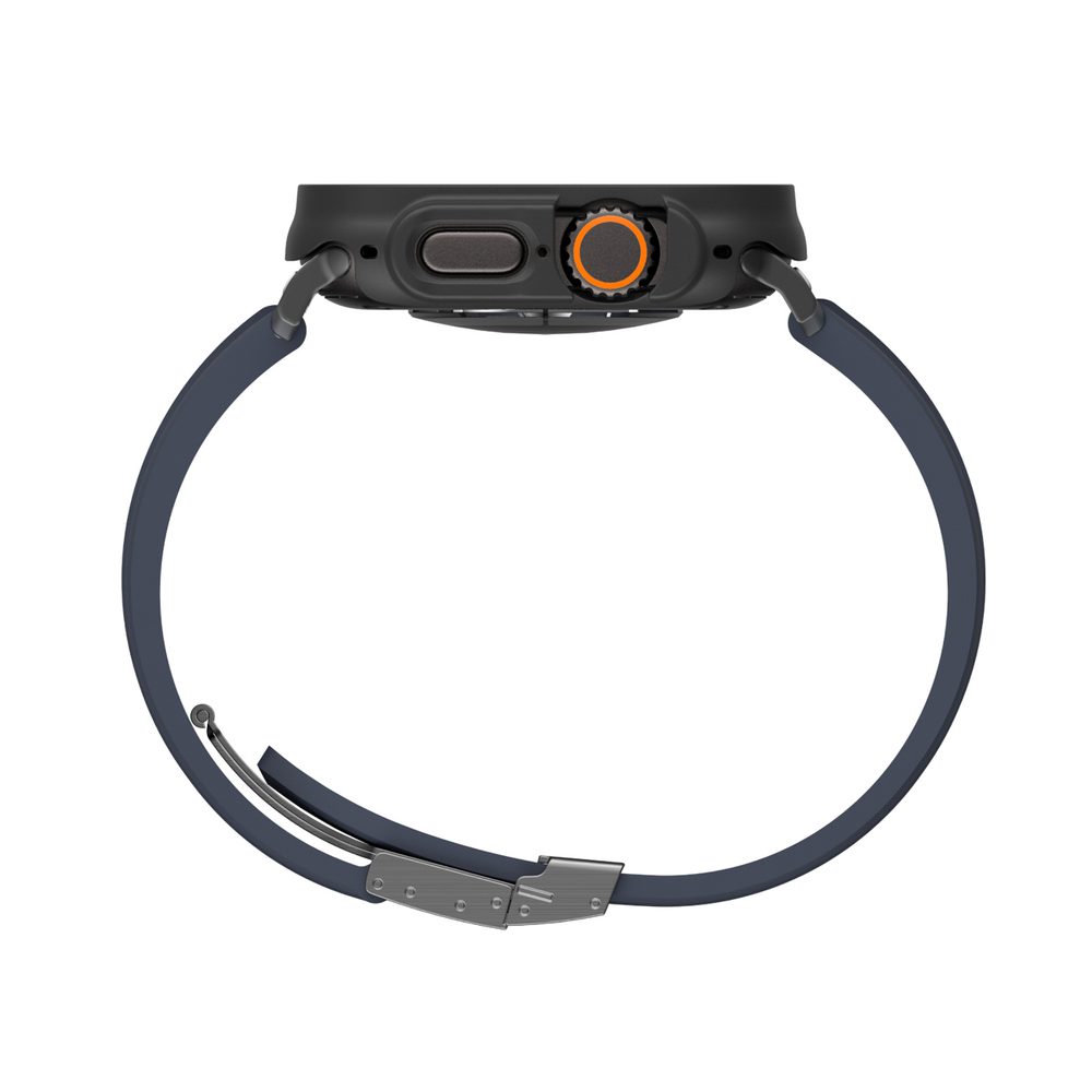 AmazingThing Radix Glass Screen Protector with Case for Apple Watch UItra 3 49mm - Blackeng