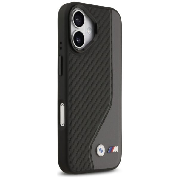 BMW M Carbon Logo MagSafe Case for iPhone 17 - Black and Grayeng