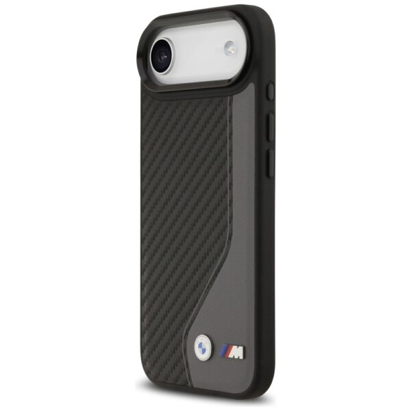 BMW M Carbon Logo MagSafe iPhone Air Case - Black and Grayeng