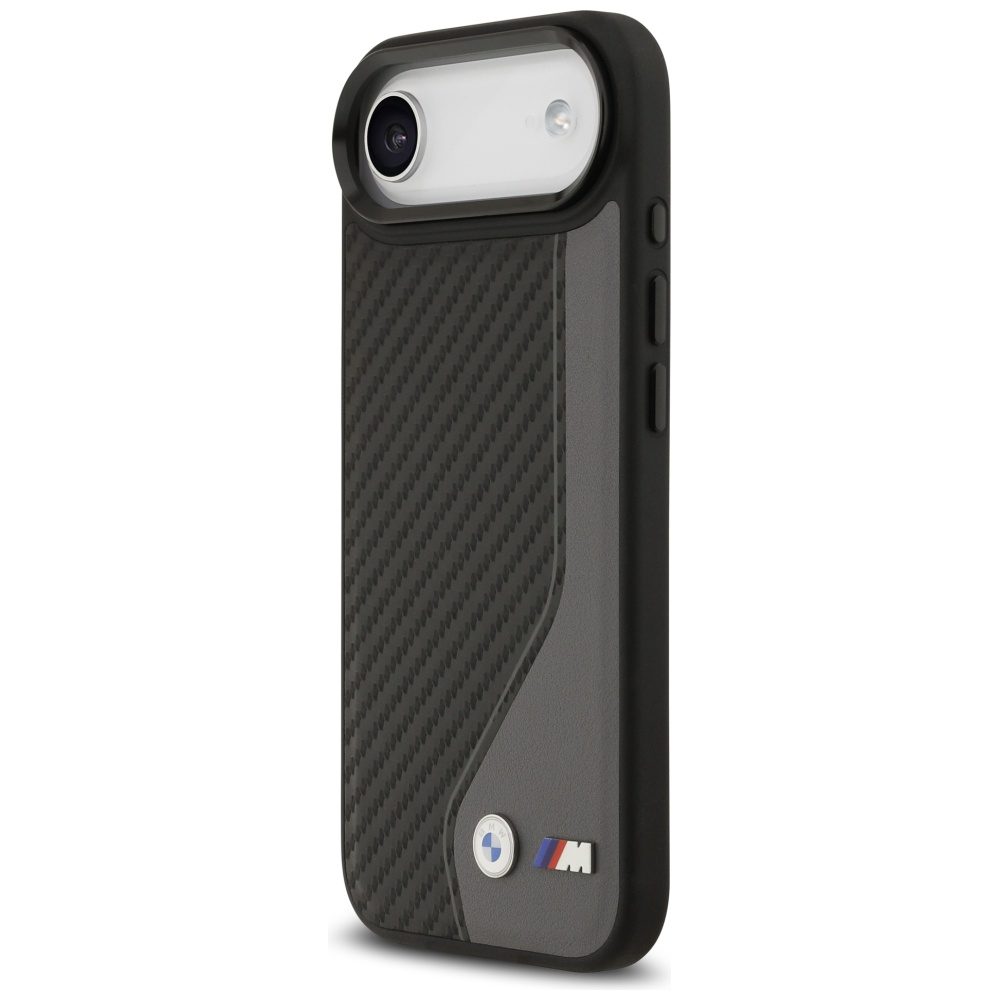BMW M Carbon Logo MagSafe iPhone Air Case - Black and Grayeng