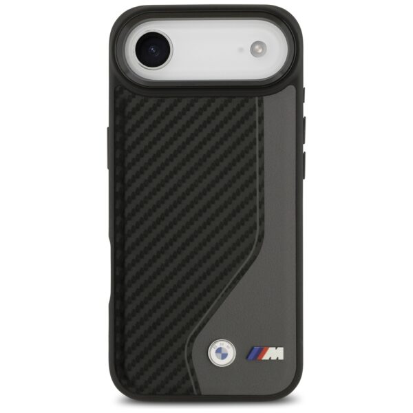 BMW M Carbon Logo MagSafe iPhone Air Case - Black and Grayeng