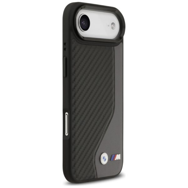 BMW M Carbon Logo MagSafe iPhone Air Case - Black and Grayeng