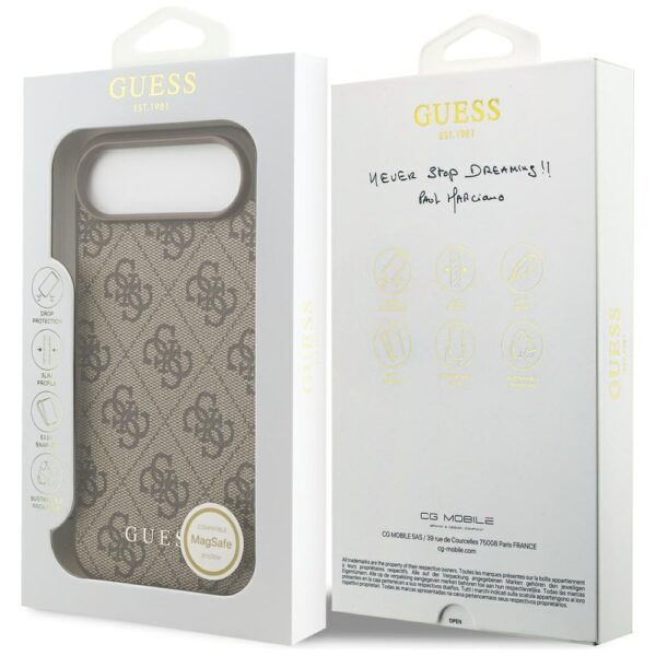 200725_7 Guess 4G Charms Collection MagSafe case for iPhone Air - browneng