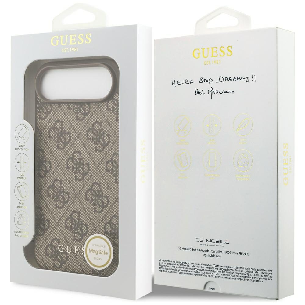 200725_7 Guess 4G Charms Collection MagSafe case for iPhone Air - browneng