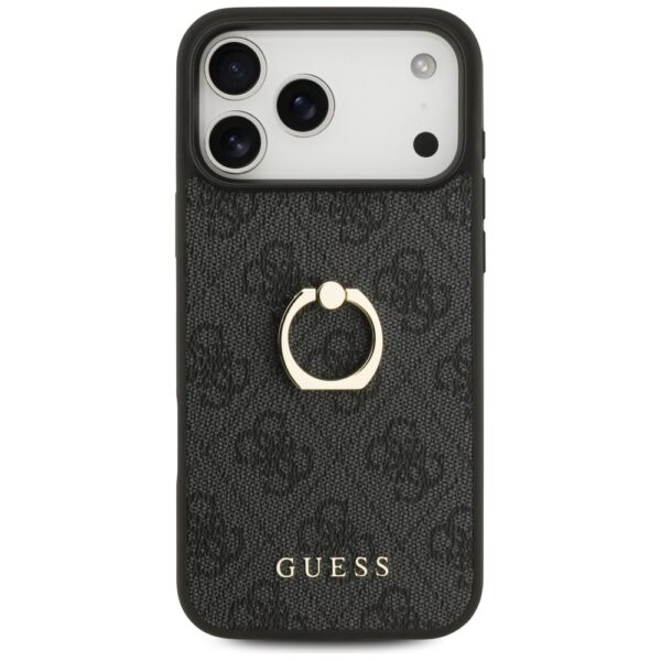 Guess 4G Ring Stand case for iPhone 17 Pro Max - blackeng