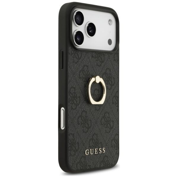 Guess 4G Ring Stand case for iPhone 17 Pro Max - blackeng
