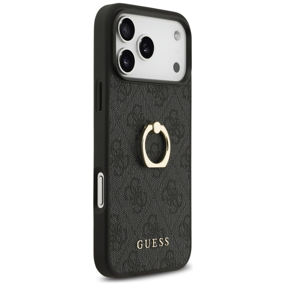 Guess 4G Ring Stand case for iPhone 17 Pro Max - blackeng