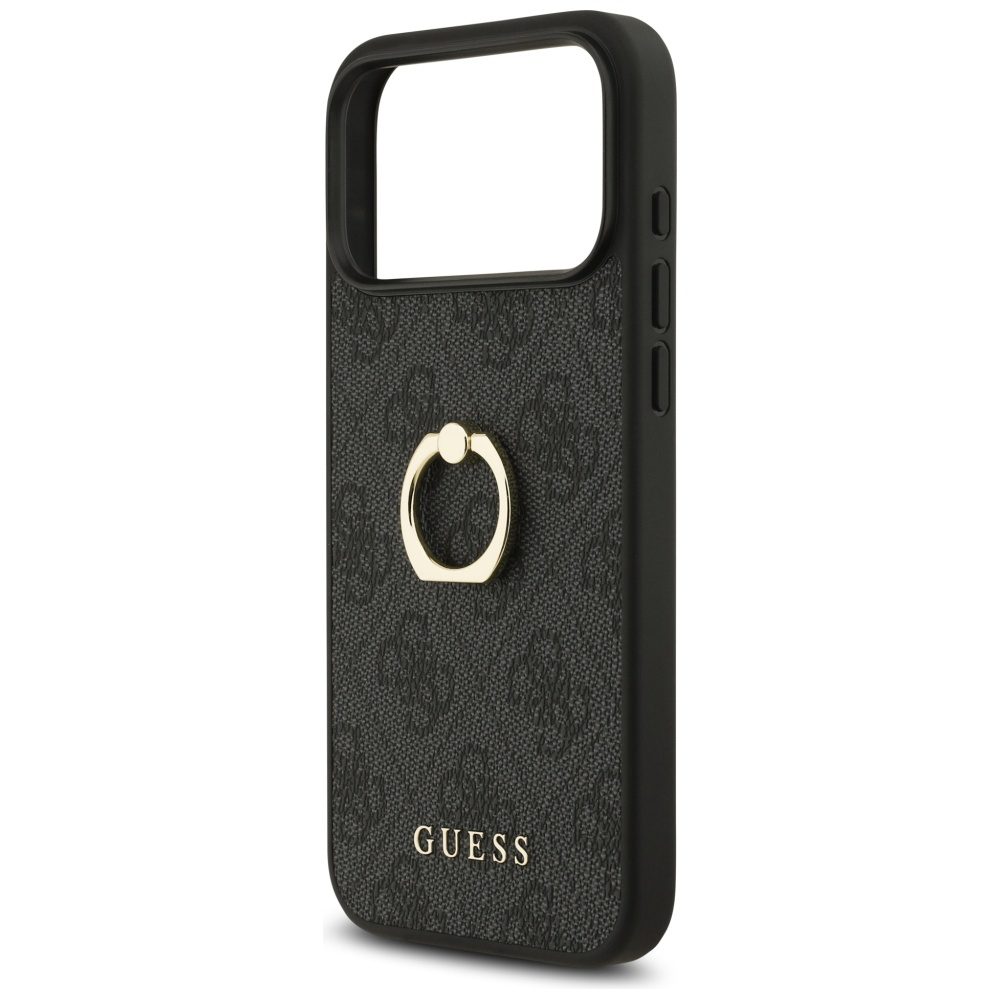 Guess 4G Ring Stand case for iPhone 17 Pro Max - blackeng