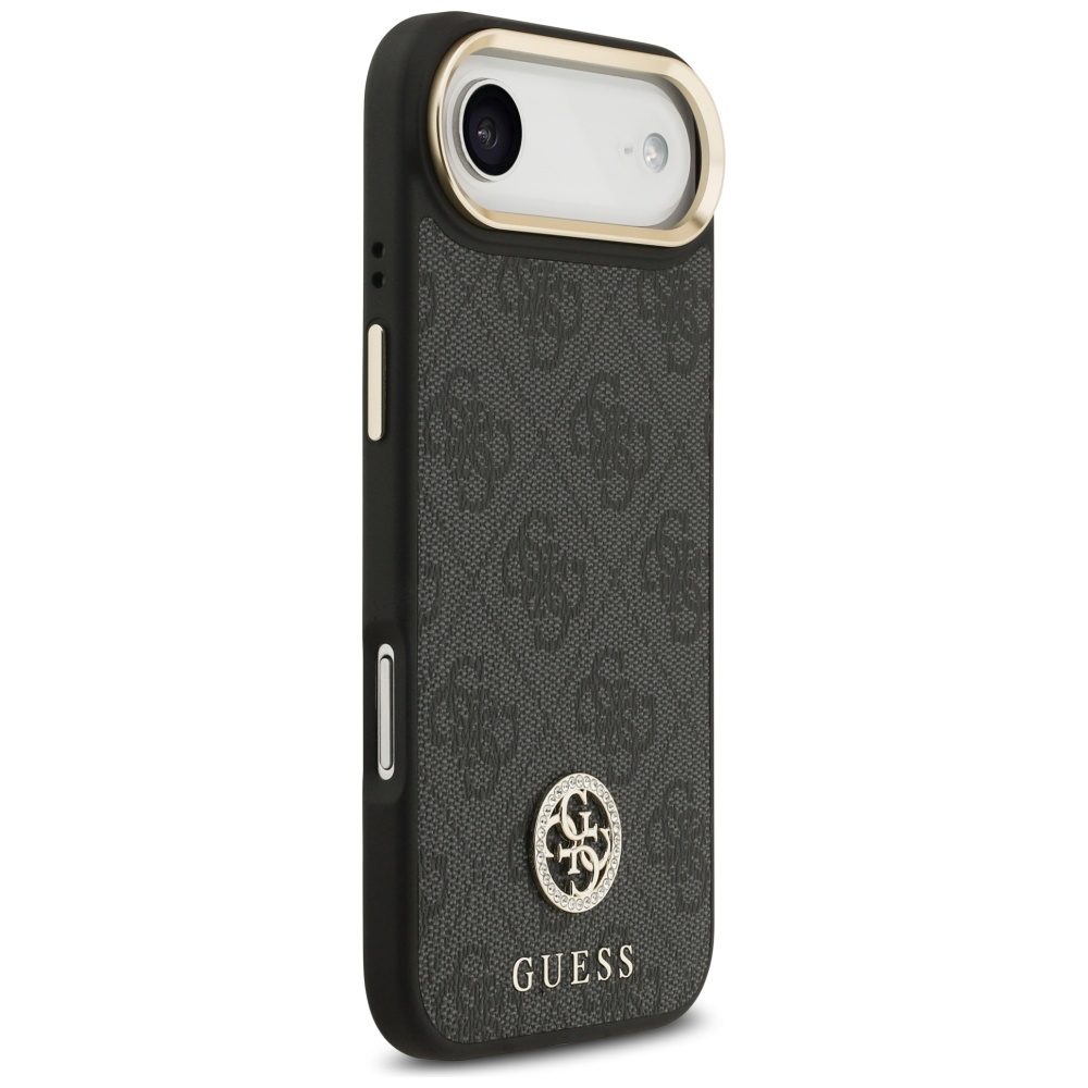 200779_4 Guess 4G Strass Logo MagSafe case for iPhone Air - blackeng