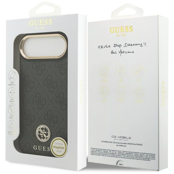 200779_8 Guess 4G Strass Logo MagSafe case for iPhone Air - blackeng
