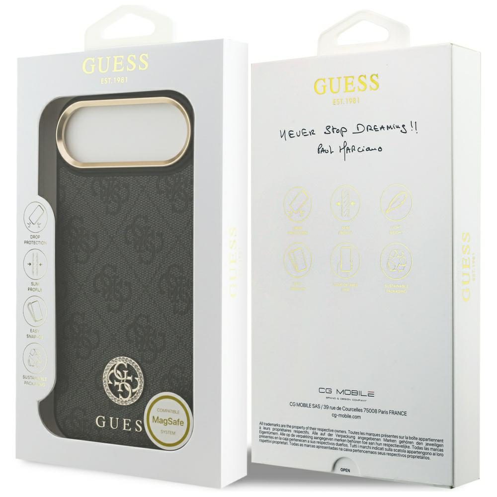 200779_8 Guess 4G Strass Logo MagSafe case for iPhone Air - blackeng