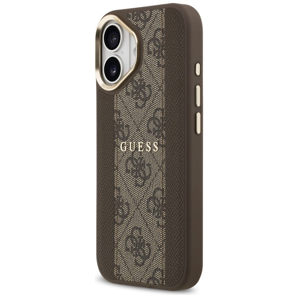 200781_2 Guess 4G Stripe MagSafe case for iPhone 17 - browneng
