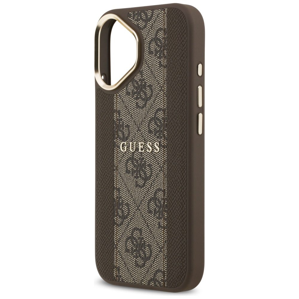 200781_6 Guess 4G Stripe MagSafe case for iPhone 17 - browneng