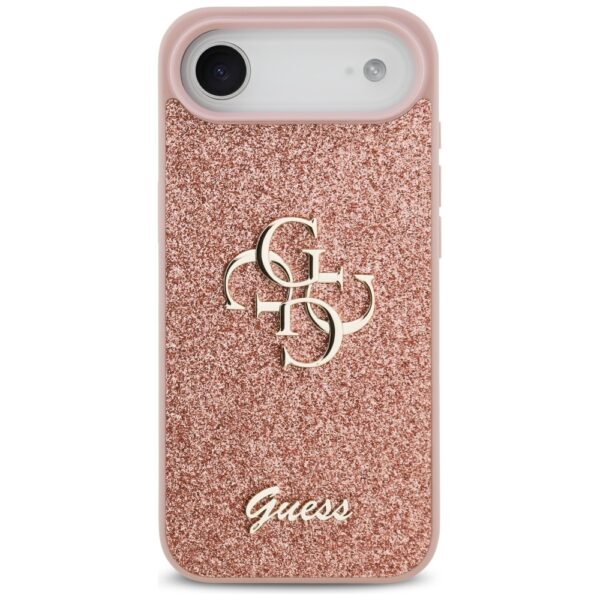 Guess Fixed Glitter Big 4G Case for iPhone Air - Pinkeng