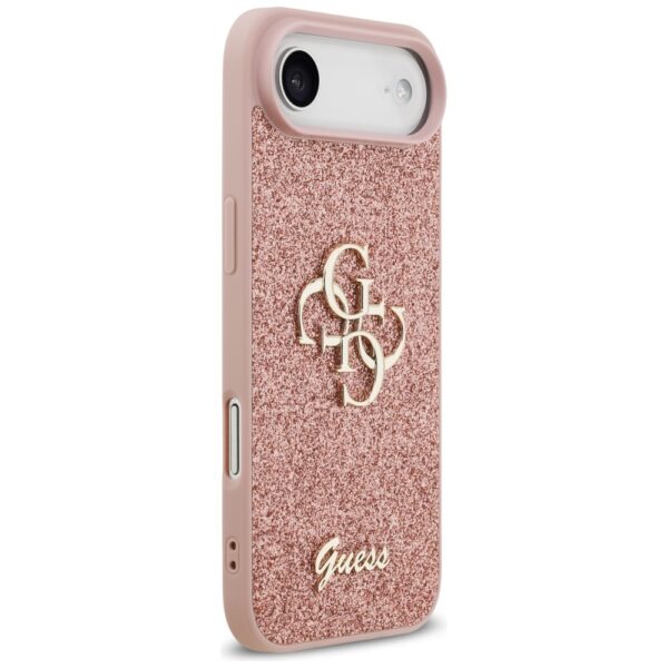 Guess Fixed Glitter Big 4G Case for iPhone Air - Pinkeng