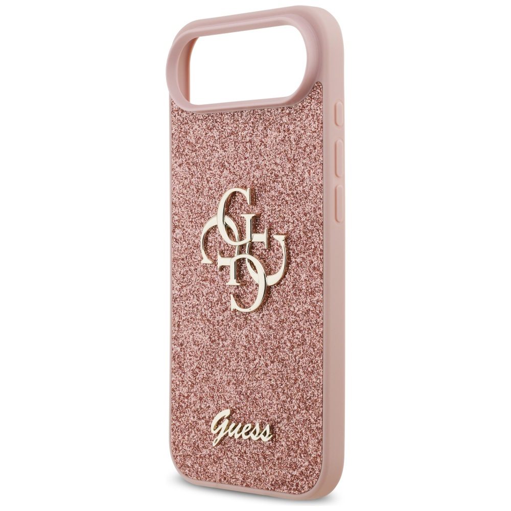 Guess Fixed Glitter Big 4G Case for iPhone Air - Pinkeng