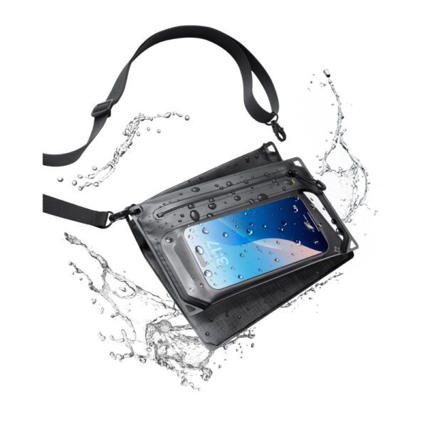 Spigen A640 Waterproof Phone Bag - Blackeng
