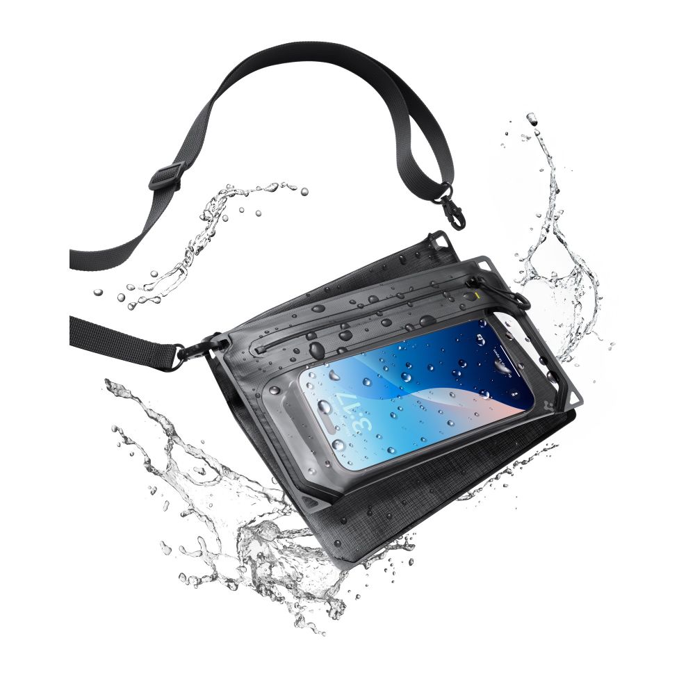 Spigen A640 Waterproof Phone Bag - Blackeng