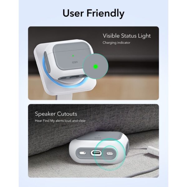 ESR Orbit HaloLock MagSafe case for AirPods Pro 3 - whiteeng