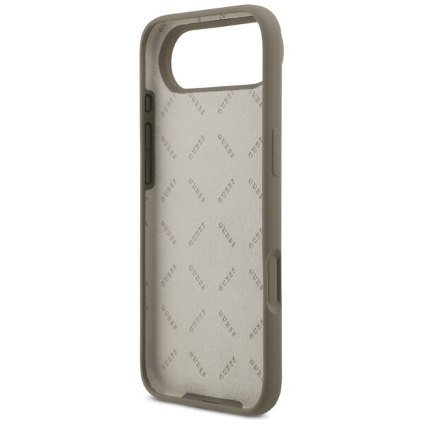 201228_7 Guess Silicone Big 4G Script Case for iPhone Air - Browneng